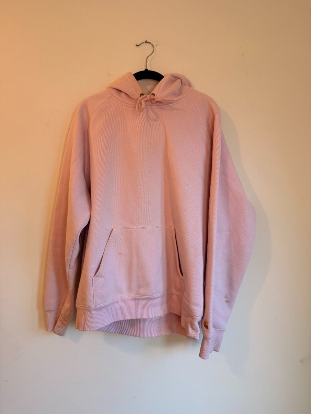 Carhartt WIP Hooded Sweatshirt Pink, Size L